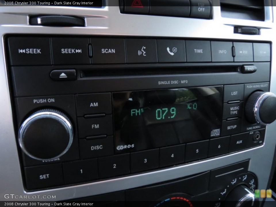 Dark Slate Gray Interior Audio System for the 2008 Chrysler 300 Touring #68255626