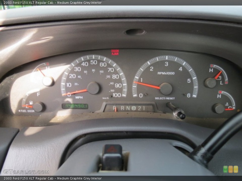Medium Graphite Grey Interior Gauges for the 2003 Ford F150 XLT Regular Cab #68255749