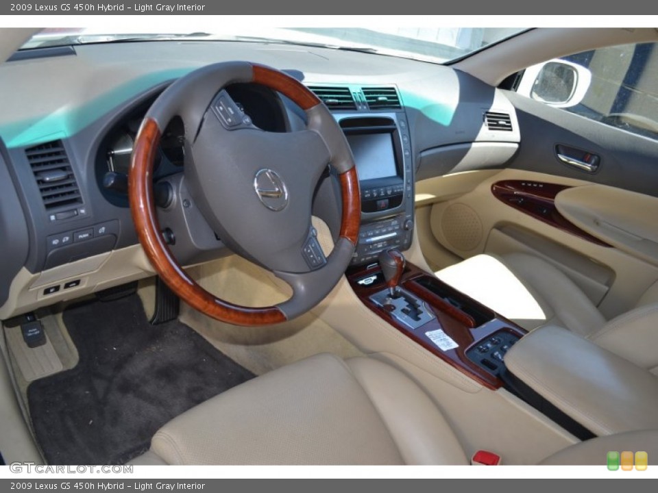 Light Gray Interior Prime Interior for the 2009 Lexus GS 450h Hybrid #68256658