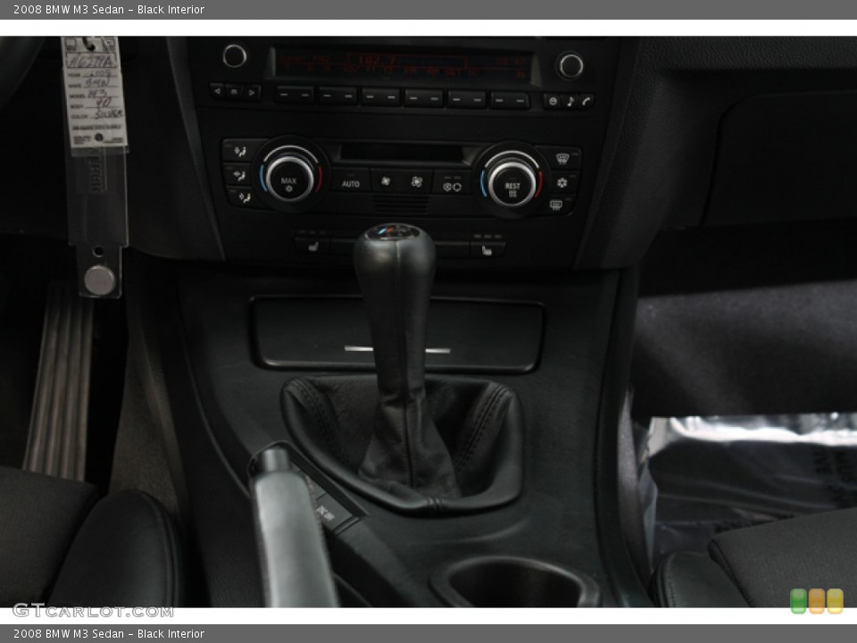 Black Interior Transmission for the 2008 BMW M3 Sedan #68258019