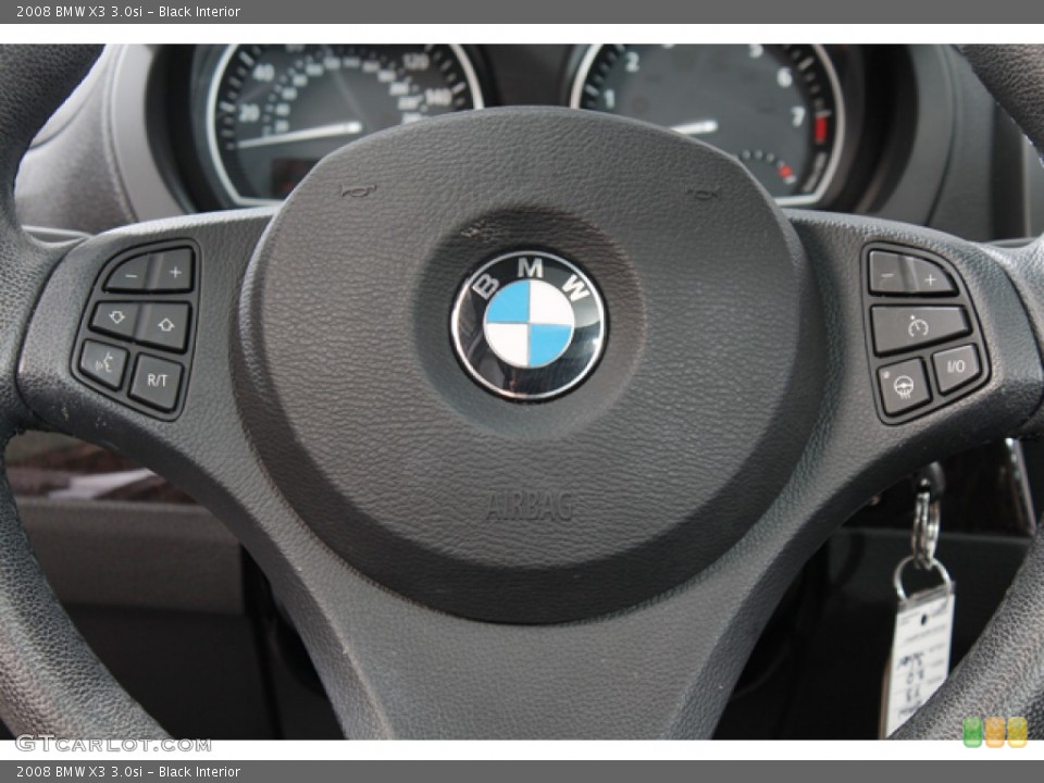 Black Interior Controls for the 2008 BMW X3 3.0si #68258971