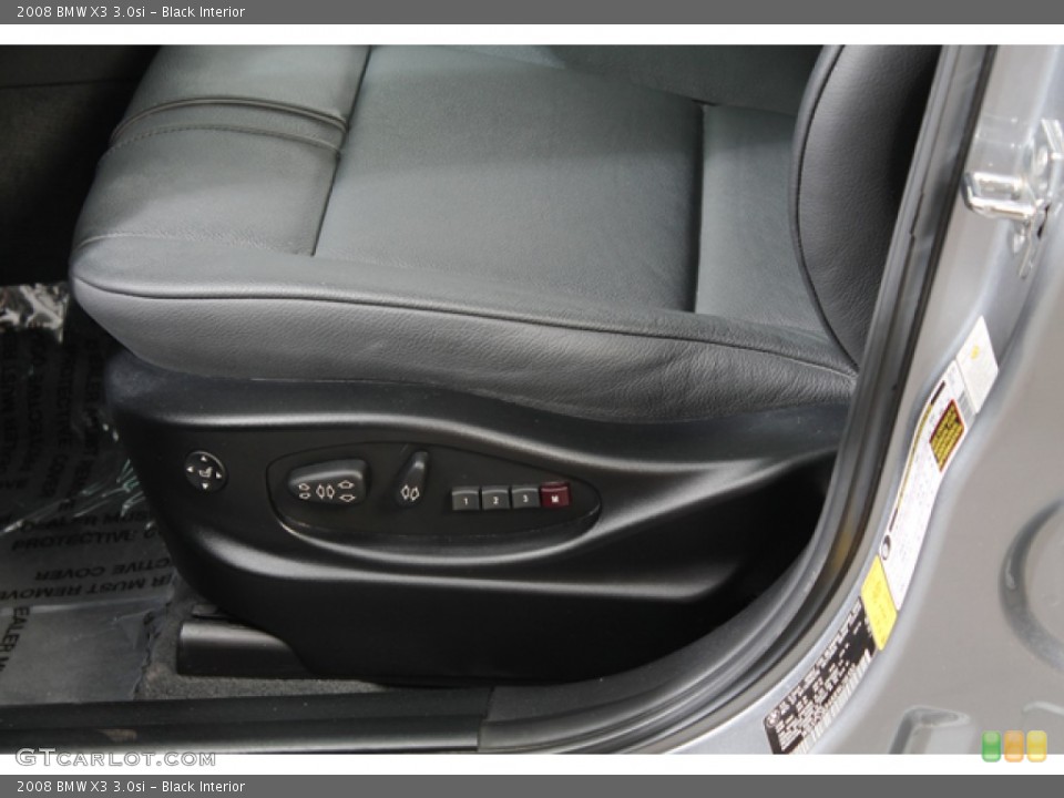 Black Interior Controls for the 2008 BMW X3 3.0si #68259106