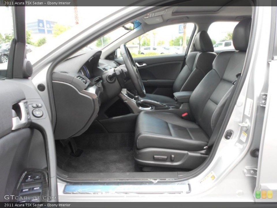 Ebony Interior Photo for the 2011 Acura TSX Sedan #68260105