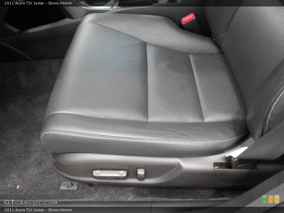Ebony Interior Front Seat for the 2011 Acura TSX Sedan #68260114