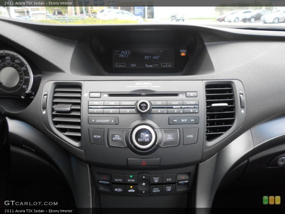 Ebony Interior Audio System for the 2011 Acura TSX Sedan #68260195