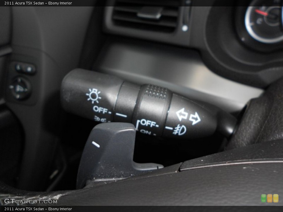 Ebony Interior Controls for the 2011 Acura TSX Sedan #68260225