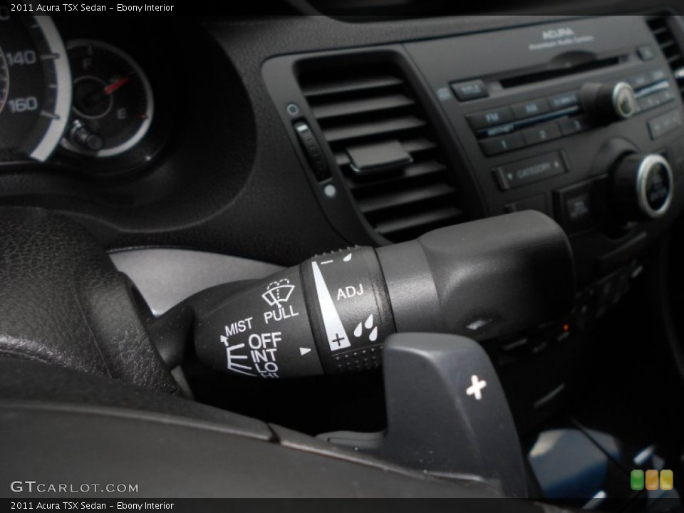 Ebony Interior Controls for the 2011 Acura TSX Sedan #68260234