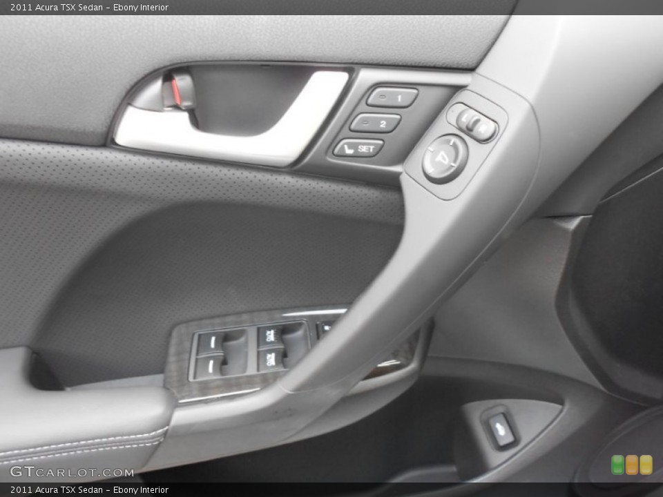 Ebony Interior Controls for the 2011 Acura TSX Sedan #68260249