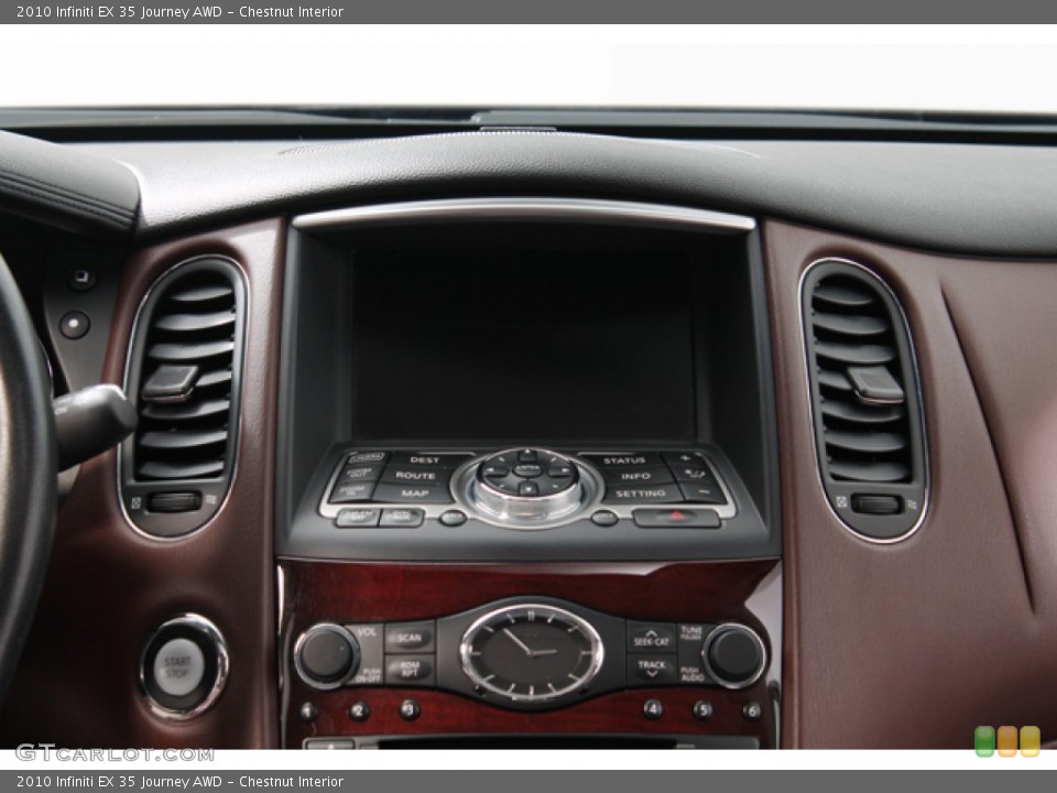 Chestnut Interior Controls for the 2010 Infiniti EX 35 Journey AWD #68260735