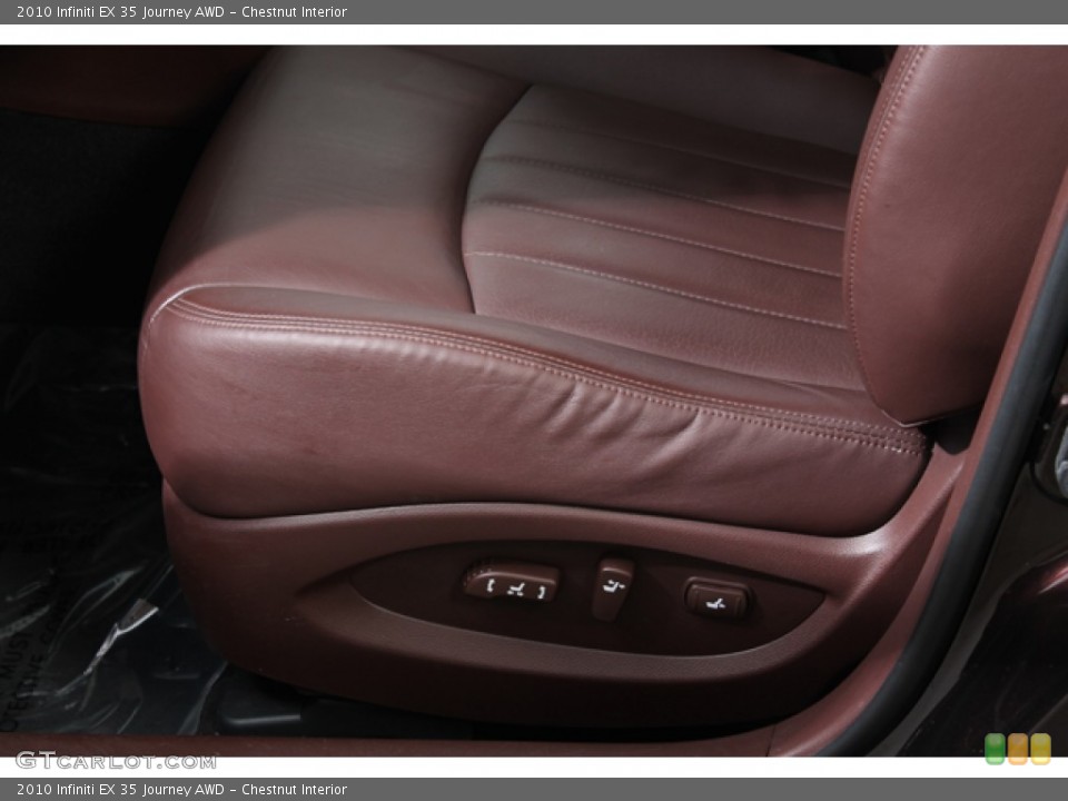 Chestnut Interior Front Seat for the 2010 Infiniti EX 35 Journey AWD #68260825