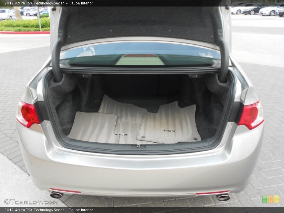 Taupe Interior Trunk for the 2012 Acura TSX Technology Sedan #68261311