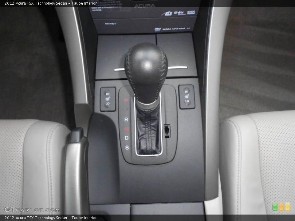 Taupe Interior Transmission for the 2012 Acura TSX Technology Sedan #68261425