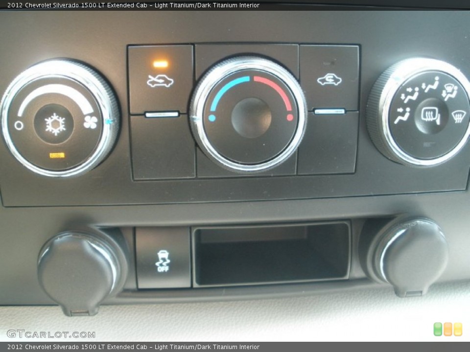 Light Titanium/Dark Titanium Interior Controls for the 2012 Chevrolet Silverado 1500 LT Extended Cab #68261983
