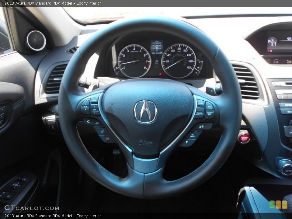 Ebony Interior Steering Wheel for the 2013 Acura RDX  #68262274