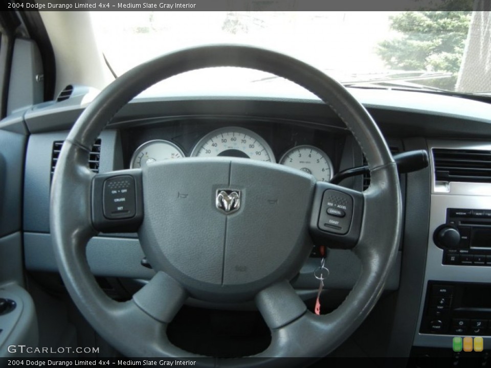 Medium Slate Gray Interior Steering Wheel for the 2004 Dodge Durango Limited 4x4 #68263057