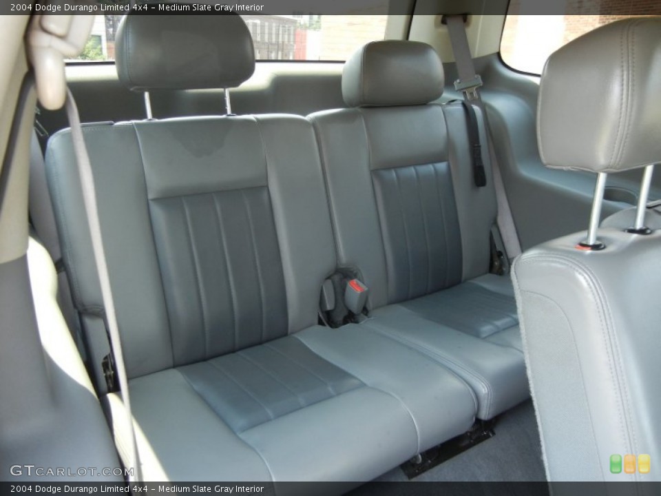Medium Slate Gray Interior Rear Seat for the 2004 Dodge Durango Limited 4x4 #68263066