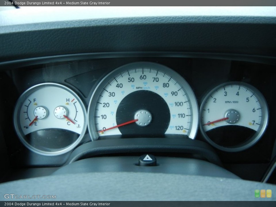 Medium Slate Gray Interior Gauges for the 2004 Dodge Durango Limited 4x4 #68263279
