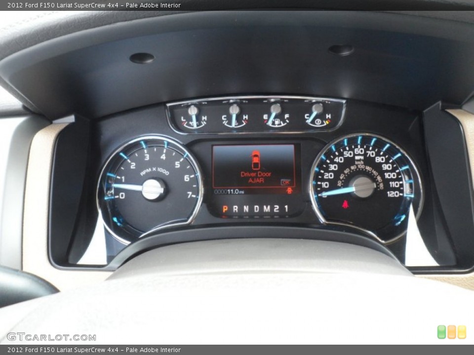 Pale Adobe Interior Gauges for the 2012 Ford F150 Lariat SuperCrew 4x4 #68263360