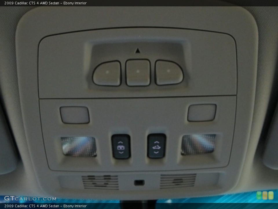 Ebony Interior Controls for the 2009 Cadillac CTS 4 AWD Sedan #68267324