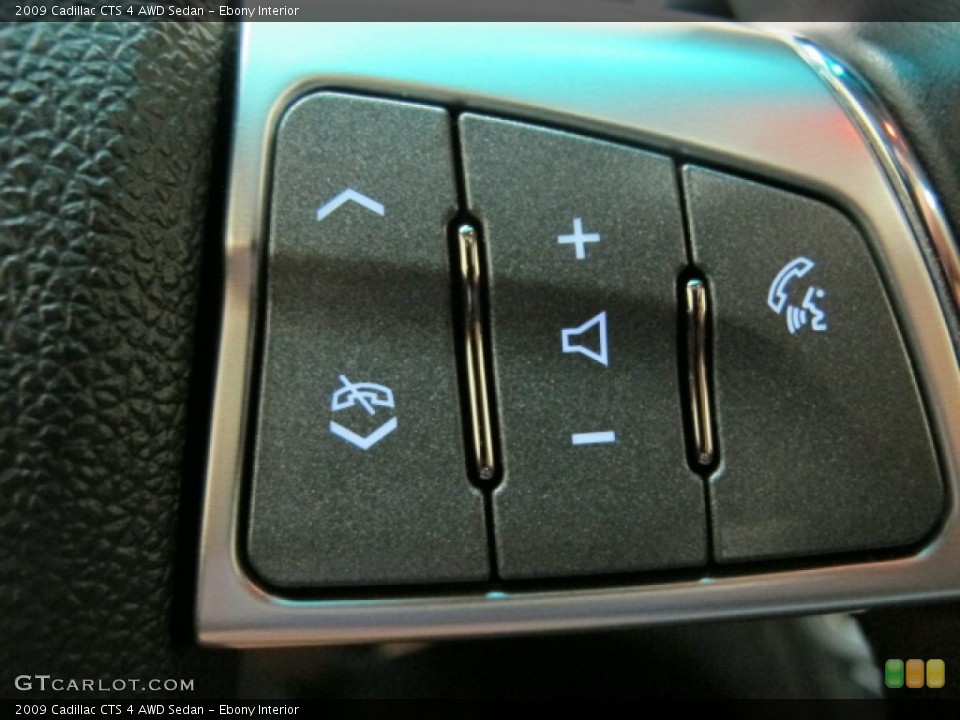 Ebony Interior Controls for the 2009 Cadillac CTS 4 AWD Sedan #68267342