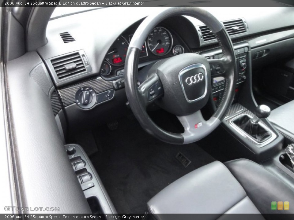 Black/Jet Gray Interior Dashboard for the 2006 Audi S4 25quattro Special Edition quattro Sedan #68267528