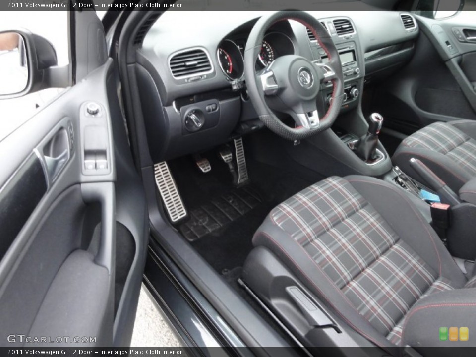 Interlagos Plaid Cloth Interior Prime Interior for the 2011 Volkswagen GTI 2 Door #68268464