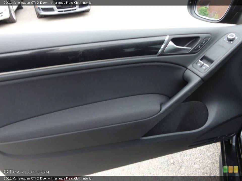 Interlagos Plaid Cloth Interior Door Panel for the 2011 Volkswagen GTI 2 Door #68268473