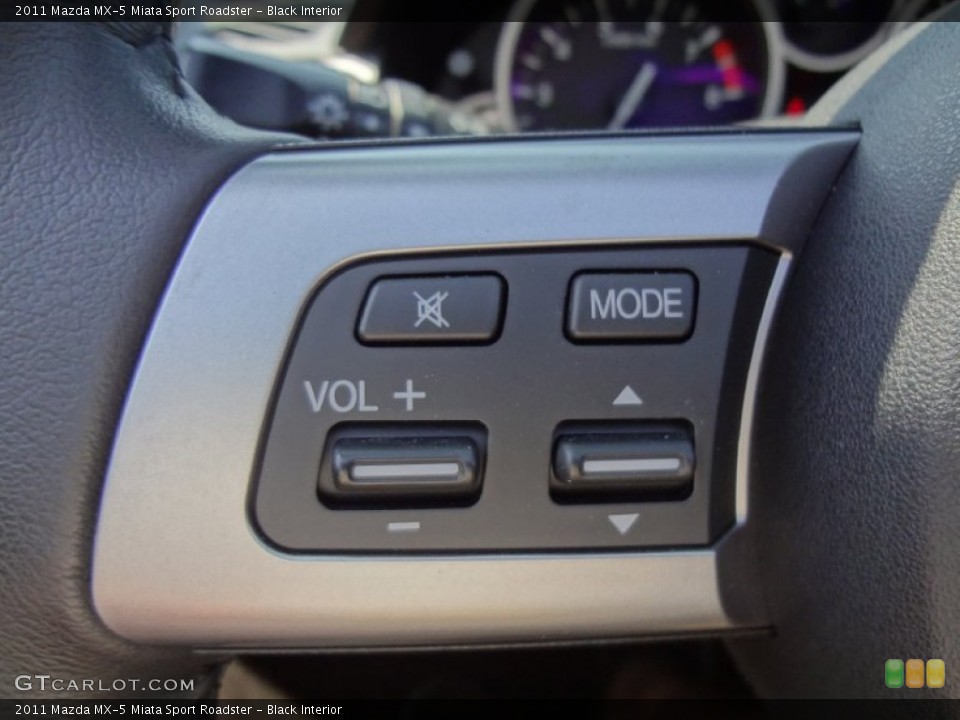 Black Interior Controls for the 2011 Mazda MX-5 Miata Sport Roadster #68268632