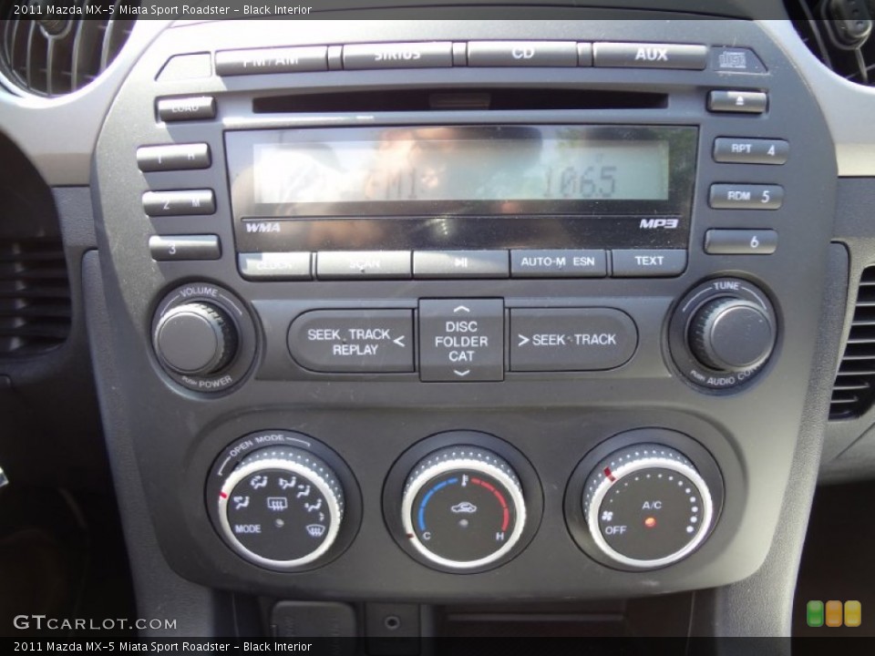 Black Interior Controls for the 2011 Mazda MX-5 Miata Sport Roadster #68268677