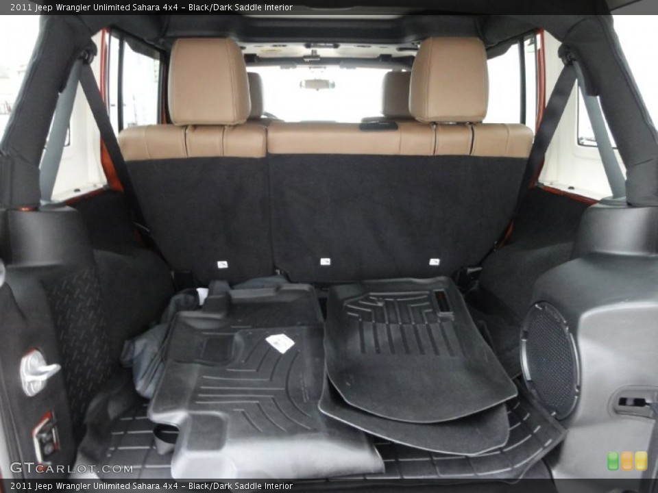 Black/Dark Saddle Interior Trunk for the 2011 Jeep Wrangler Unlimited Sahara 4x4 #68269388