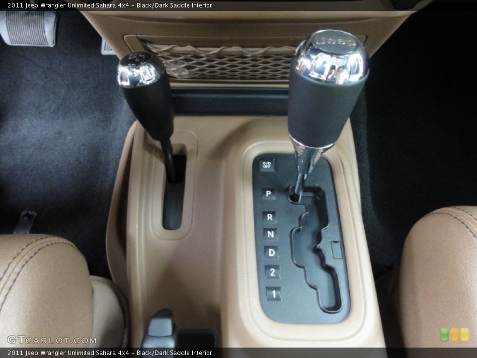 Black/Dark Saddle Interior Transmission for the 2011 Jeep Wrangler Unlimited Sahara 4x4 #68269487