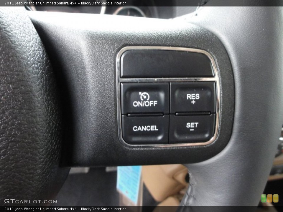 Black/Dark Saddle Interior Controls for the 2011 Jeep Wrangler Unlimited Sahara 4x4 #68269523