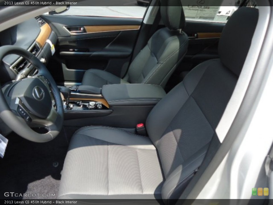 Black Interior Front Seat for the 2013 Lexus GS 450h Hybrid #68270924