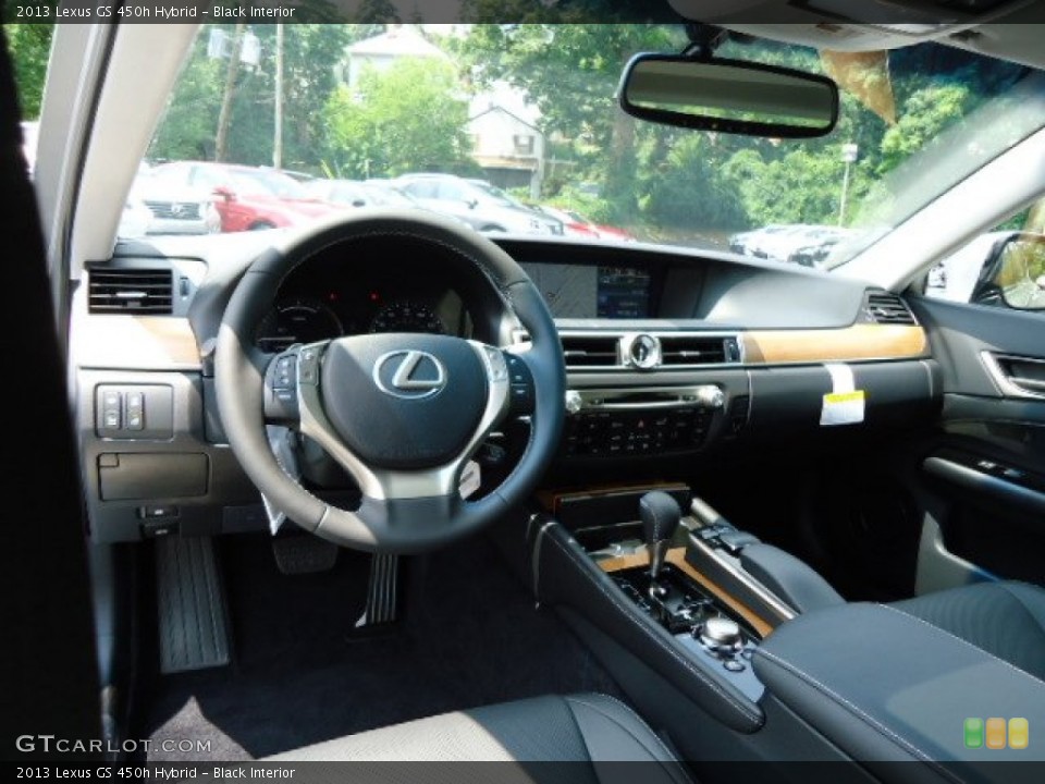 Black Interior Dashboard for the 2013 Lexus GS 450h Hybrid #68270942