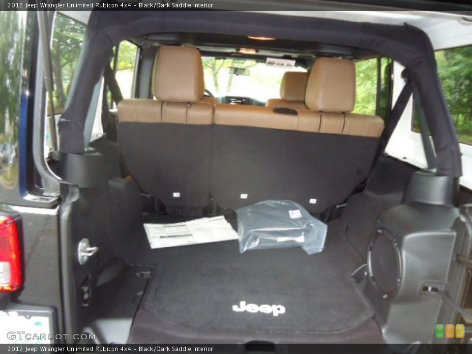 Black/Dark Saddle Interior Trunk for the 2012 Jeep Wrangler Unlimited Rubicon 4x4 #68270999