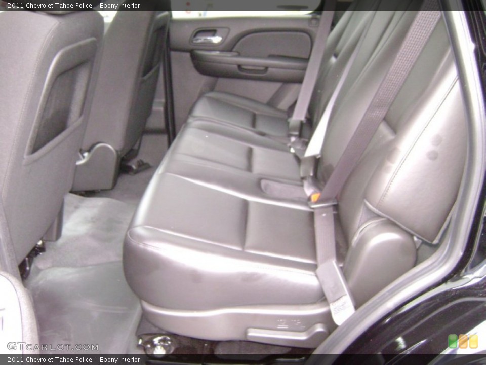 Ebony Interior Rear Seat for the 2011 Chevrolet Tahoe Police #68271506