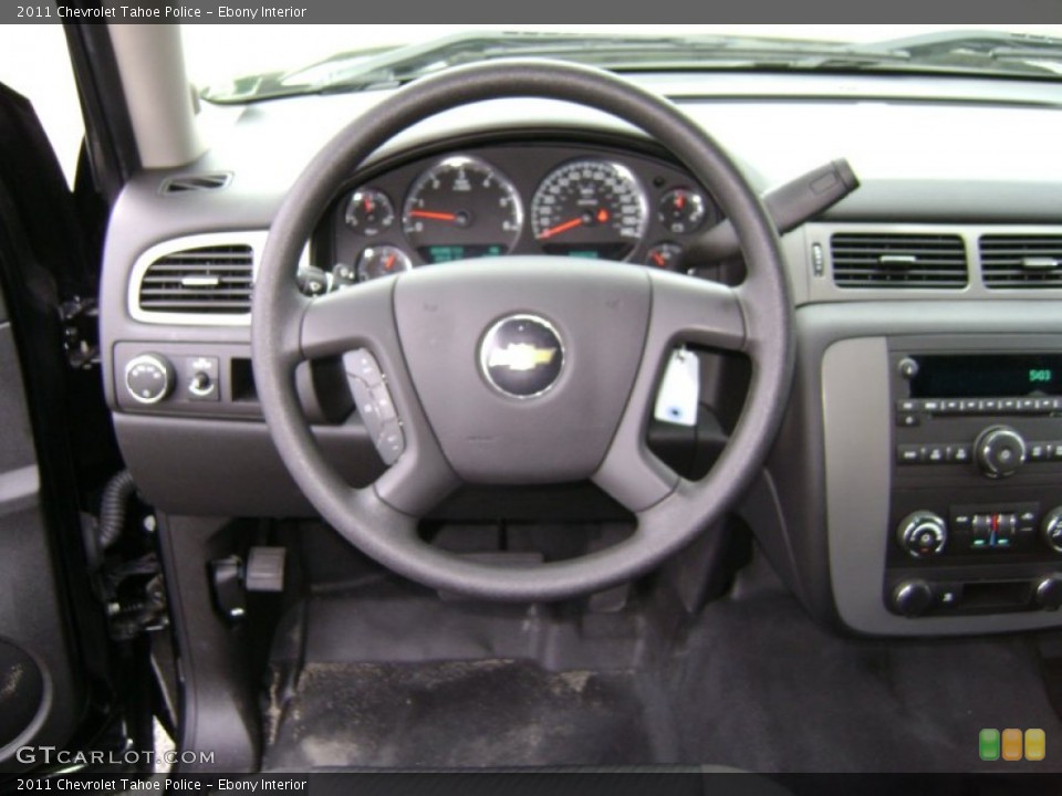 Ebony Interior Steering Wheel for the 2011 Chevrolet Tahoe Police #68271522