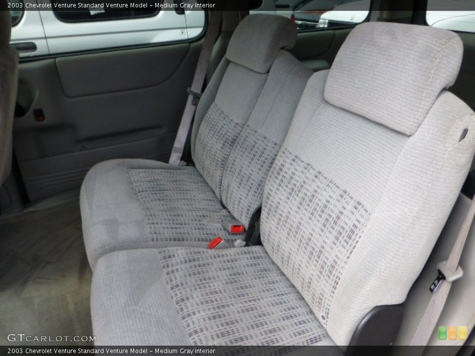 Medium Gray Interior Rear Seat for the 2003 Chevrolet Venture  #68272262