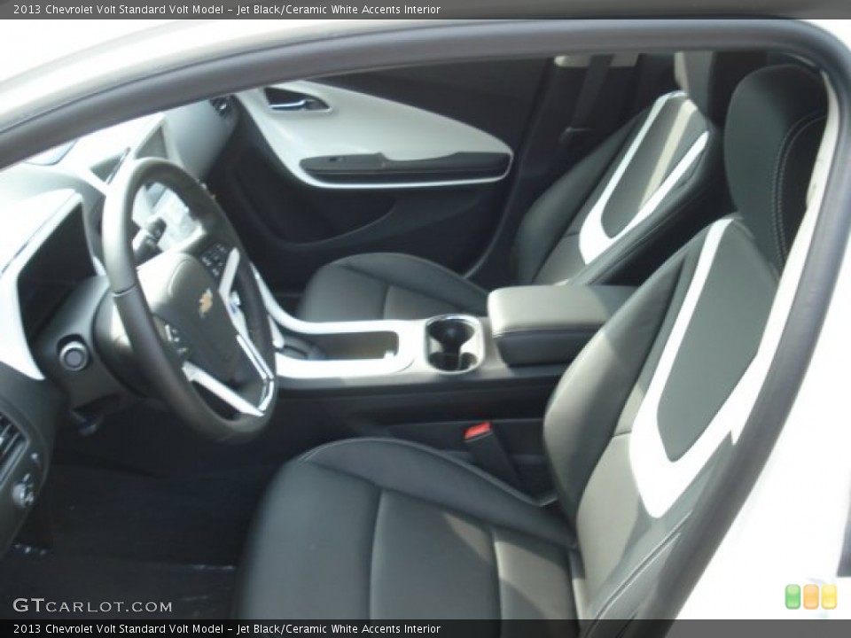 Jet Black/Ceramic White Accents Interior Photo for the 2013 Chevrolet Volt  #68273216