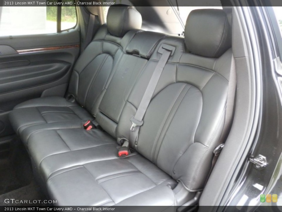 Charcoal Black Interior Rear Seat for the 2013 Lincoln MKT Town Car Livery AWD #68274653