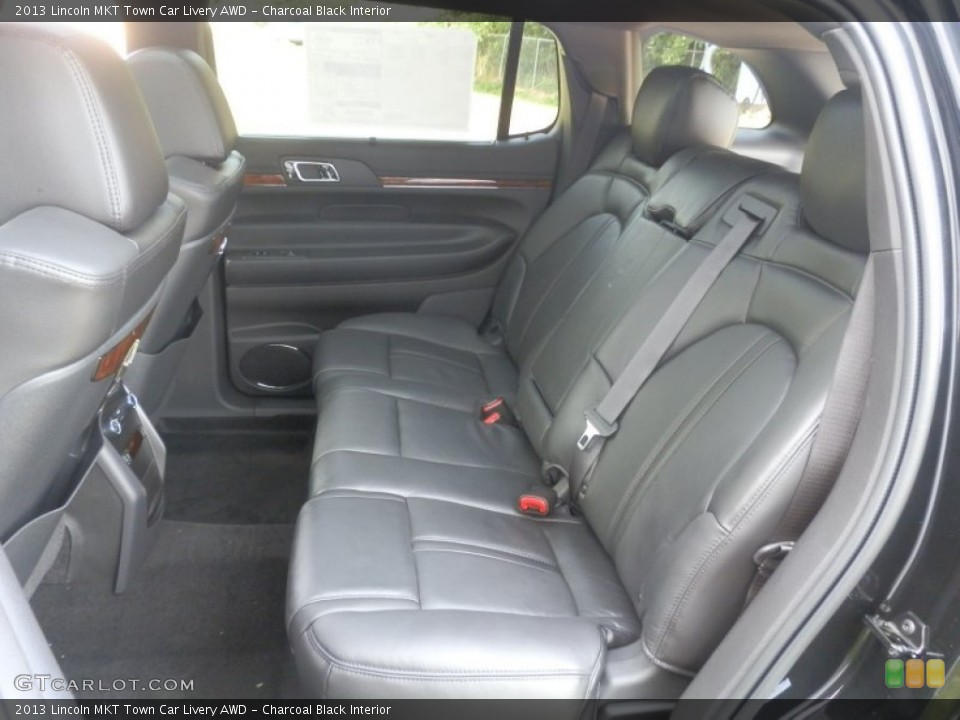 Charcoal Black Interior Rear Seat for the 2013 Lincoln MKT Town Car Livery AWD #68274659