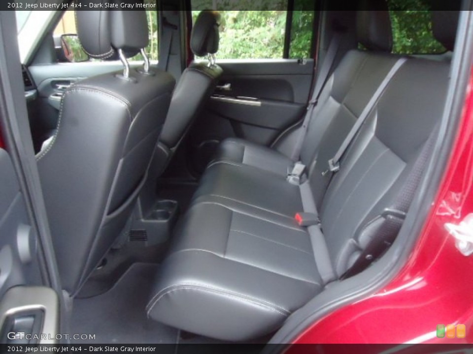 Dark Slate Gray Interior Rear Seat for the 2012 Jeep Liberty Jet 4x4 #68274662