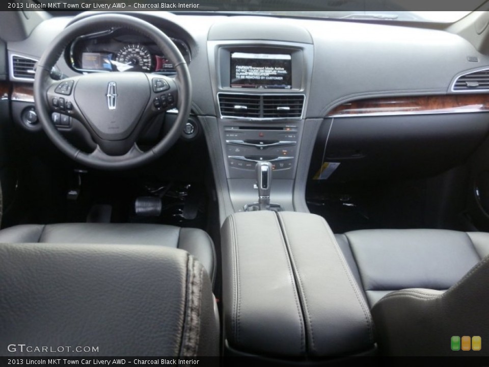 Charcoal Black Interior Dashboard for the 2013 Lincoln MKT Town Car Livery AWD #68274665