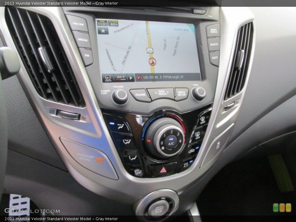 Gray Interior Controls for the 2013 Hyundai Veloster  #68275766