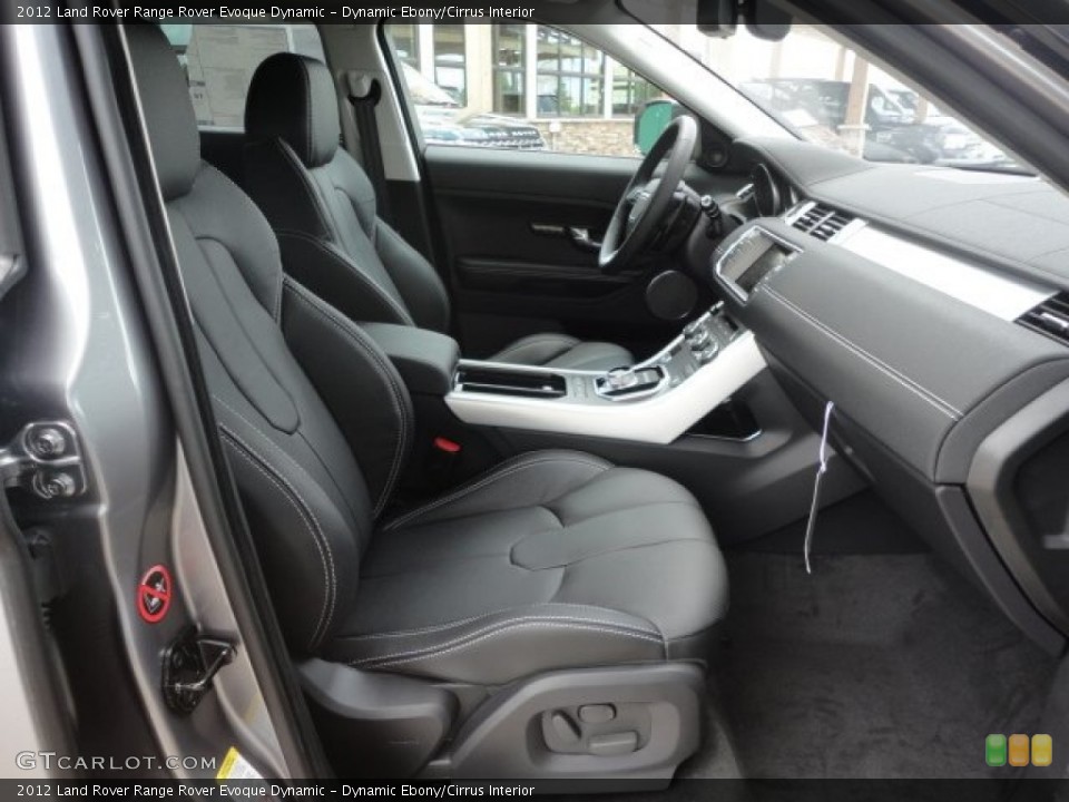 Dynamic Ebony/Cirrus Interior Photo for the 2012 Land Rover Range Rover Evoque Dynamic #68277104