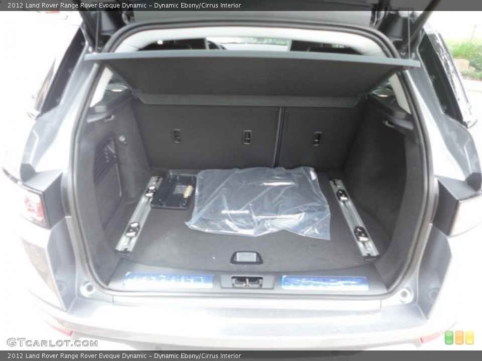 Dynamic Ebony/Cirrus Interior Trunk for the 2012 Land Rover Range Rover Evoque Dynamic #68277110