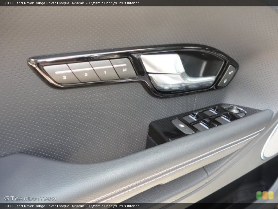 Dynamic Ebony/Cirrus Interior Controls for the 2012 Land Rover Range Rover Evoque Dynamic #68277116