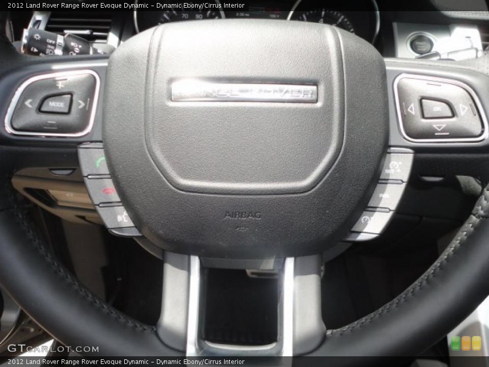 Dynamic Ebony/Cirrus Interior Controls for the 2012 Land Rover Range Rover Evoque Dynamic #68277125