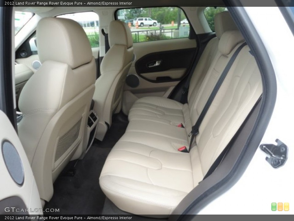 Almond/Espresso Interior Rear Seat for the 2012 Land Rover Range Rover Evoque Pure #68277140