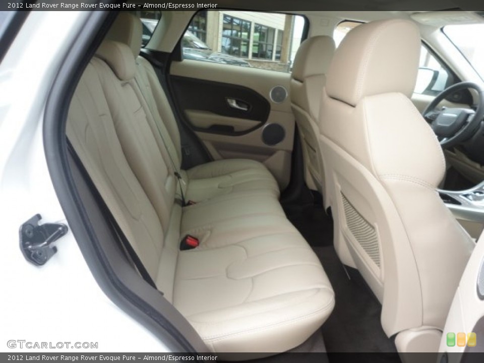 Almond/Espresso Interior Rear Seat for the 2012 Land Rover Range Rover Evoque Pure #68277158